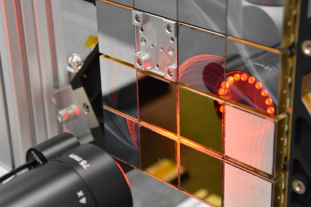 NISP detector array test setup